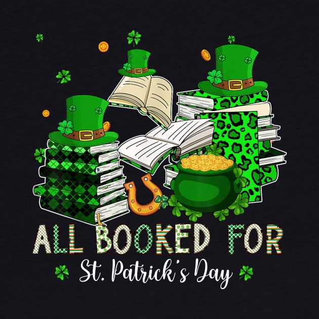 All Booked For St. Patrick's Day Bookish Leprechaun Bookworm by artbyhintze
